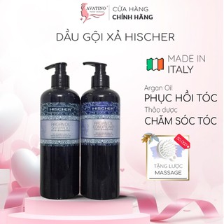 Dầu gội hischer, ngăn ngứa gàu, siêu phục hồi tóc hischer argan oil 1000ml