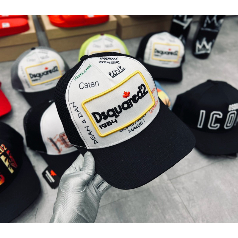 Nón Dsquared2 boy phố , Mũ lưỡi trai DSQ lưới phom đứng nón chuẩn đẹp hot trend