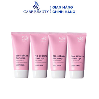 Combo4 Kem Chống Nắng Nâng Tone Kiềm Dầu No-Sebum Tone Up 70ml Pretty Skin Hàn Quốc