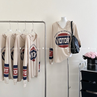 ( Ảnh shop chụp ) Áo thun áo phông over size có mũ chất cotton mềm mịn Dory’s Closet