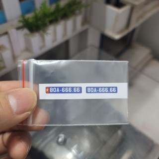 Biển số mô hình xe tỉ lệ 1:24