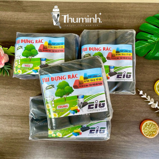 Túi Đựng Rác Tự Phân Huỷ Màu Đen (3 Cuộn/Bịch)