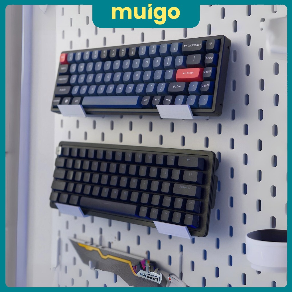 Cặp giá đỡ Bàn phím cơ | Nintendo Switch cho bảng Pegboard Skadis IKEA