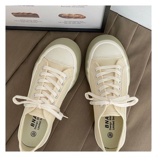 Giày thể thao nữ cao cấp phong cách retro đế bằng mũi tròn chất xịn chuẩn form, Giày nữ BUXINO06