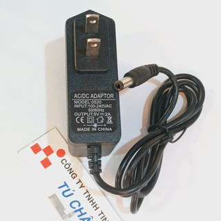 Adapter DC 5V - 2A / Đầu cắm 5.5mm x 2.1mm