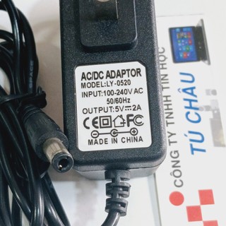 Adapter DC 5V - 2A / Đầu cắm 5.5mm x 2.1mm