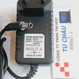 Adapter DC 5V - 2A / Đầu cắm 5.5mm x 2.1mm