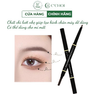 Chì kẻ mày - Mỹ Phẩm Xanh C'Choi - Smooth Eyebrow Pencil - tự nhiên, dễ tán