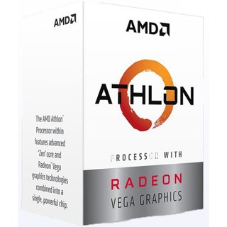 CPU AMD ATHLON 3000G (3.5GHZ, 2 NHÂN 4 LUỒNG , 5MB CACHE, 35W) BOX