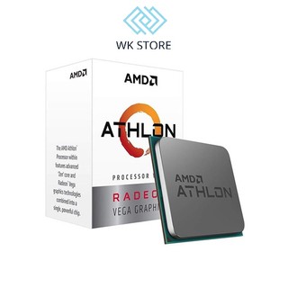 CPU AMD ATHLON 3000G (3.5GHZ, 2 NHÂN 4 LUỒNG , 5MB CACHE, 35W) BOX