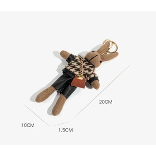 MÓC KHOÁ BÉ THỎ MÀU NÂU