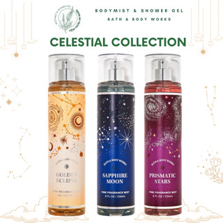 Xịt Thơm Toàn Thân Bath And Body Works 236ML - Celestial Collection - Prismatic Stars | Sapphire Moon | Golden Eclipse