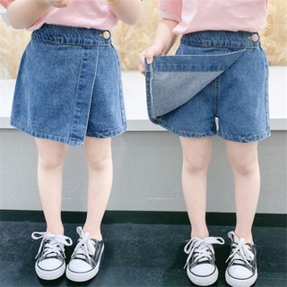 chân váy bé gái chân váy jean cho bé quần giả chân váy CV6 size 100-140 10-30 kg thời trang trẻ em hàng quảng châu