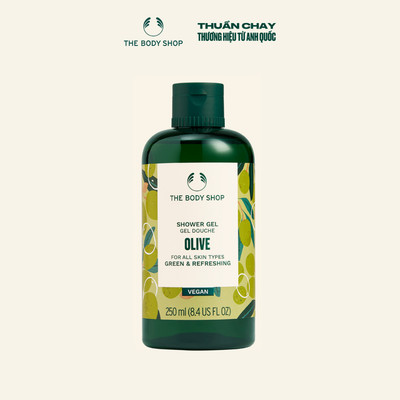 Sữa Tắm Olive Green and Refreshing Shower Gel 250ml The Body Shop
