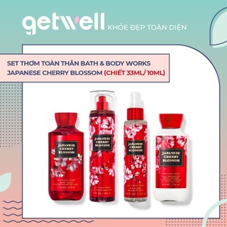 Mẫu Thử Sản Phẩm Tắm Lotion Xịt Thơm Toàn Thân Bath & Body Works - JAPANESE CHERRY BLOSSOM