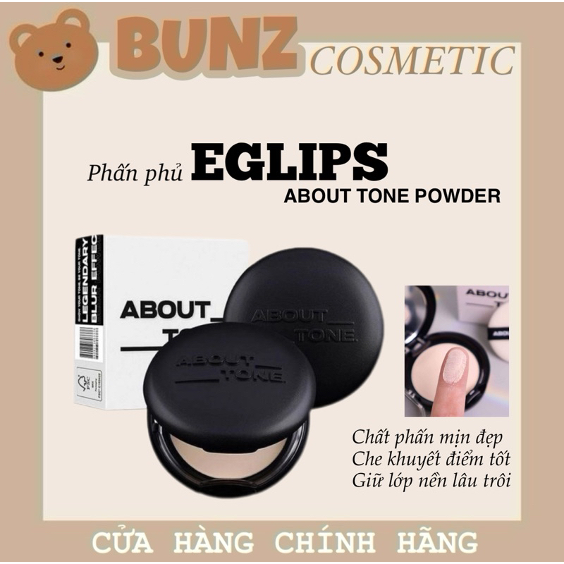 Phấn phủ About Tone mẫu mới ( Eglips BLUR POWDER PACT )