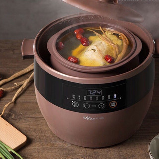 Nồi nấu cháo chậm tử sa 4.5l cách thủy bear