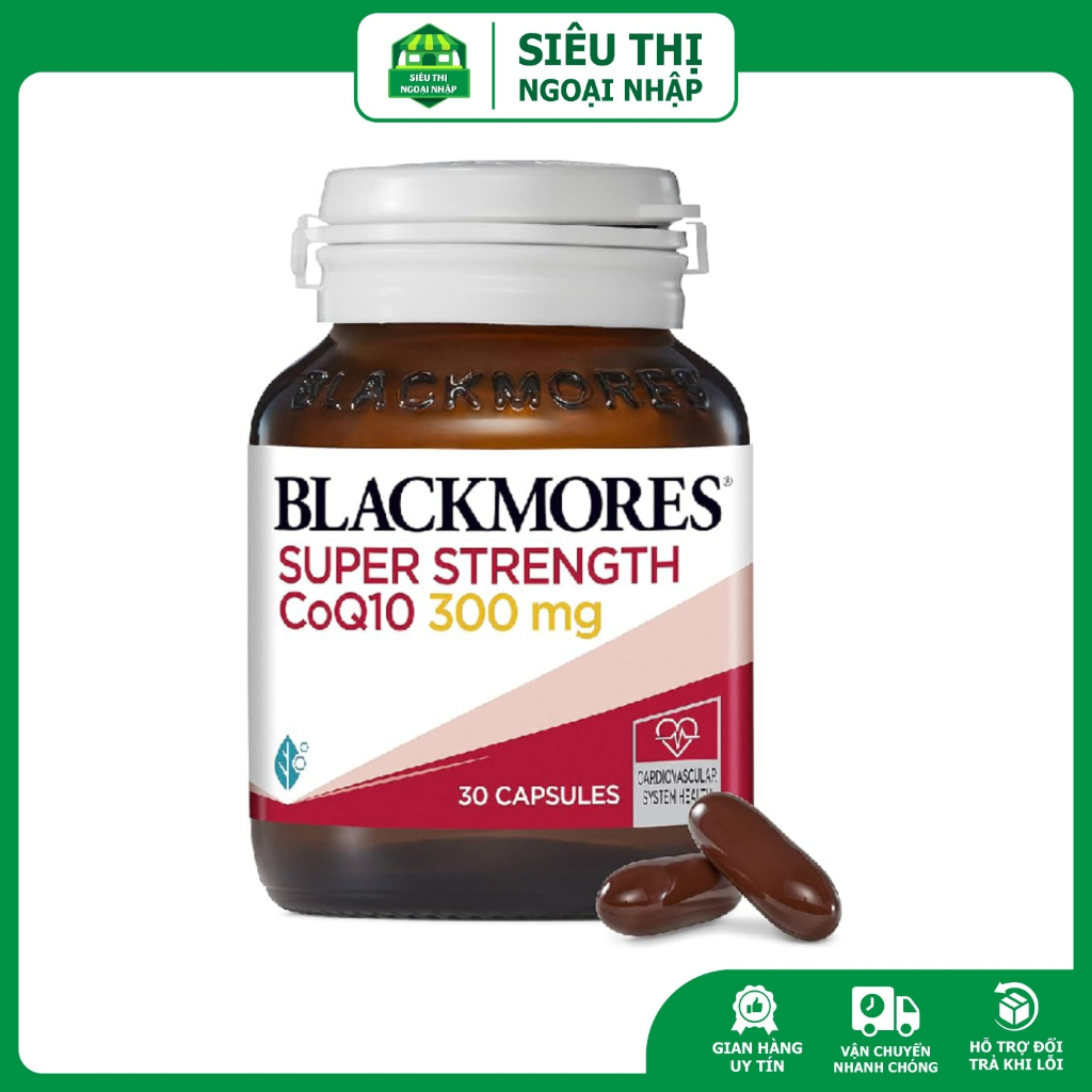 Viên uống bổ tim Q10 BLACKMORES hàm lượng 300mg 30 viên