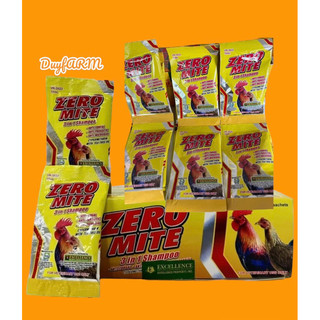 1 Gói Zero mite xà bông tắm gà, đẹp lông, diệt gận mạt