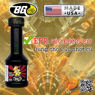 Phụ gia súc động cơ bg epr 50ml nhập mỹ dùng cho 1-2l nhớt