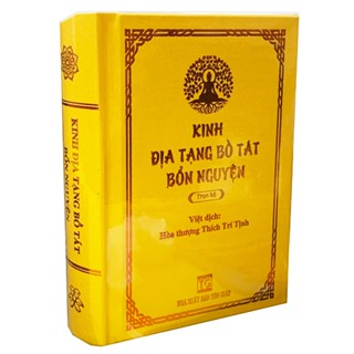 Sách - Kinh Địa Tạng Bồ Tát Bổn Nguyện Trọn Bộ - Bìa Cứng [ Khổ Bỏ Túi ]