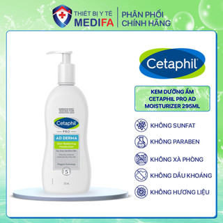 Kem dưỡng ẩm Cetaphil Pro AD Moisturizer 295ml dành cho da khô, ngứa và da viêm cơ địa