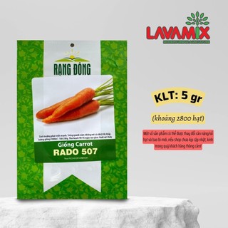 Hạt giống Cà Rốt Rado 507 hiệu Rạng Đông, củ to, sinh trưởng khỏe | Green House