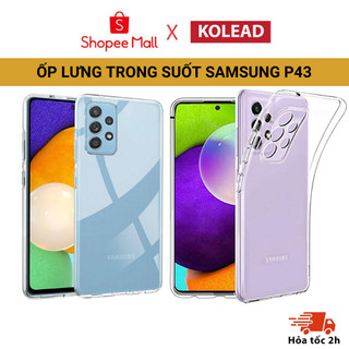  Ốp điện thoại TPU mềm trong suốt bảo vệ viền cam KOLEAD P43 cho các dòng Samsung S9 S10 S20 S22 S23 S24