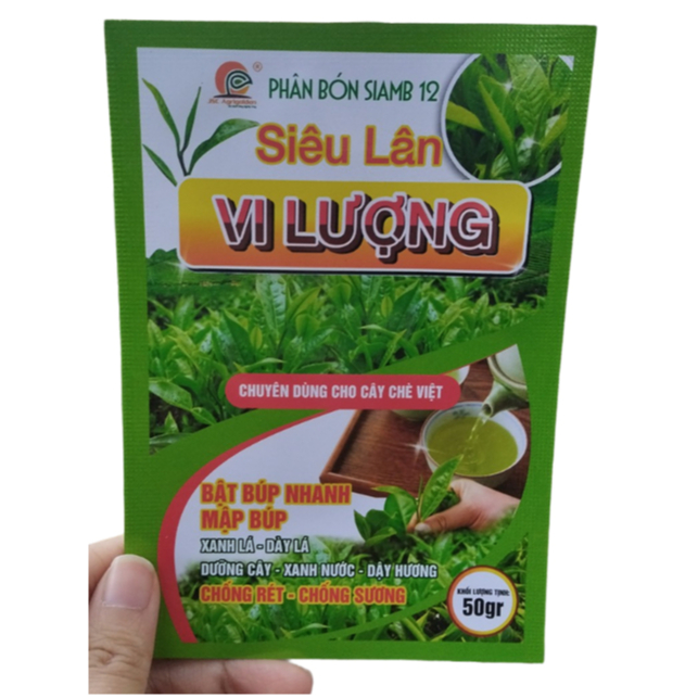 Phân bón SIAMB 12 Siêu lân vi lượng chuyên dùng cho cây chè.