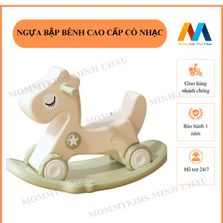 NGỰA BẬP BÊNH ĐA NĂNG  CHÒI CHÂN CHO BÉ MẪU MỚI NHỰA HDPE AN TOÀN phong cách hàn quốc