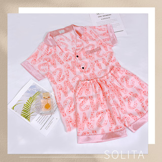 Bộ Pijama nữ mặc nhà chất liệu lụa mango siêu mát siêu mềm mượt SOLITA BDU02