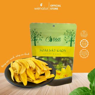[100% Nguyên Chất] Xoài Sấy Giòn Không Đường 50g Dann Food