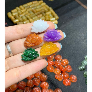 Charm mix vòng hoa Sen có lỗ 2 đầu