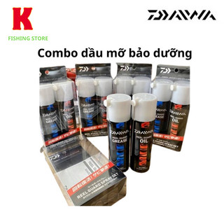 Combo Dầu Mỡ Daiwa Dạng xịt chuyên bảo dưỡng máy câu