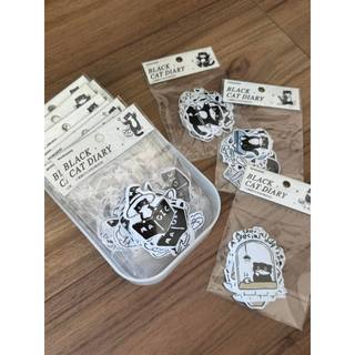 Sticker Black Cat Diary (ảnh thật) - namise.co
