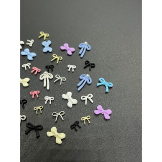 Set Nơ Mini Mix Nhiều Màu Trang Trí Móng