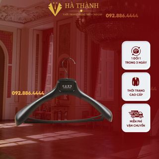 Móc Quần Áo  Treo Đồ Vest Nam Vai To Chất Liệu Nhựa Cứng Cao Cấp Có Thanh Ngang Tránh Làm Giãn Đồ
