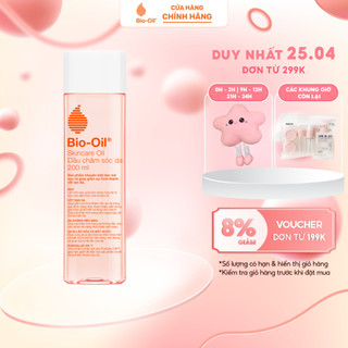 Dầu chăm sóc da giúp cải thiện rạn da, mờ sẹo và đều màu da BIO-OIL SKINCARE OIL (chai 200ml)