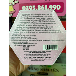 Viên uống sáng da D.EVA ( hộp 30 viên)