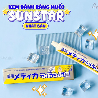 KEM ĐÁNH RĂNG MUỐI SUNSTAR NHẬT BẢN 80k => 65k