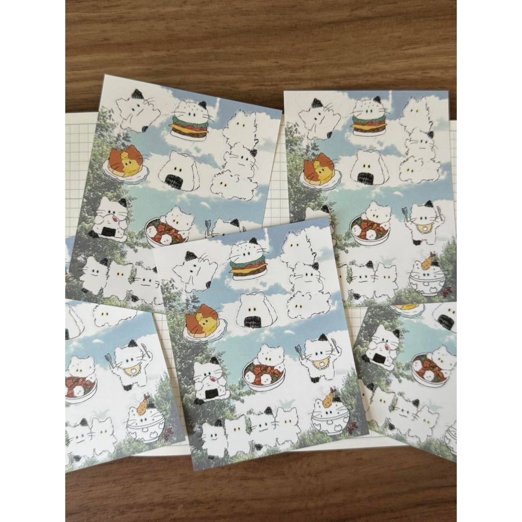 Sticker Mèo Xanh (ảnh thật) - namise.co