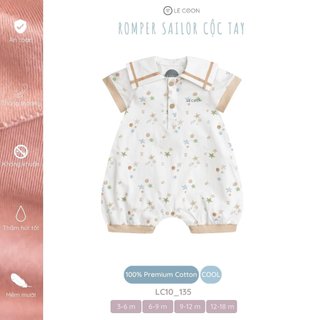 Le coon - Bộ Romper Sailor cộc tay LC10135