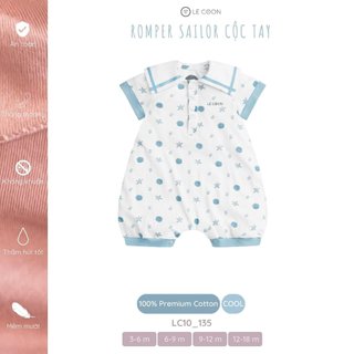 Le coon - Bộ Romper Sailor cộc tay LC10135