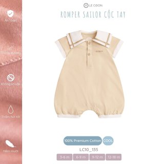 Le coon - Bộ Romper Sailor cộc tay LC10135