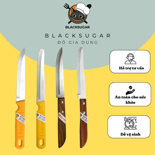 Dao gọt trái cây kiwi cán nhựa vàng, cán gỗ, mũi nhọn, mũi bầu, dao gọt kiwi 501, 502, 511, 512