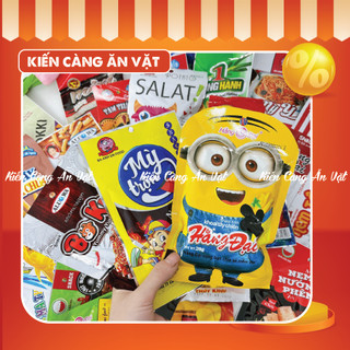 Đồ ăn vặt gói snack cay cổng trường vị khác nhau, Kiến càng ăn vặt