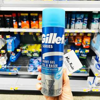 Gel cạo râu Gillette Series Moisturizing, 198g