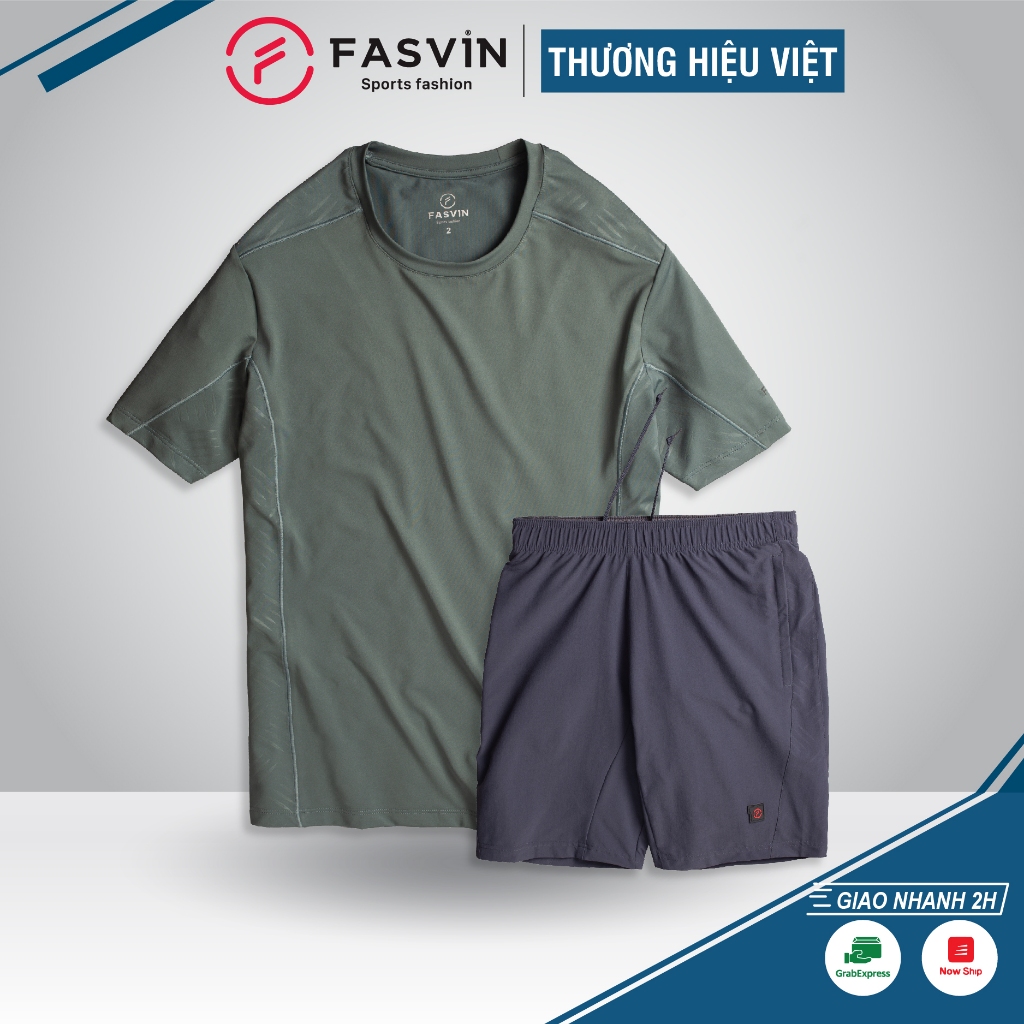 Bộ Quần ÁoThể Thao Nam FASVIN AT21456.HN Hàng Nhà Máy Chất Liệu tốt Phom Dáng Đẹp