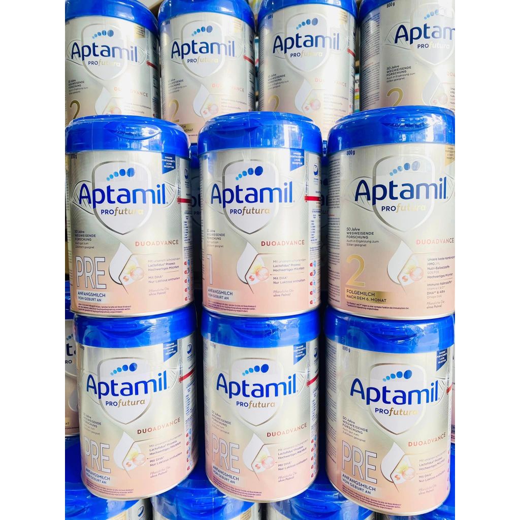Sữa Aptamil bạc Đức PROFUTURA pre số 1 số 2 cho bé