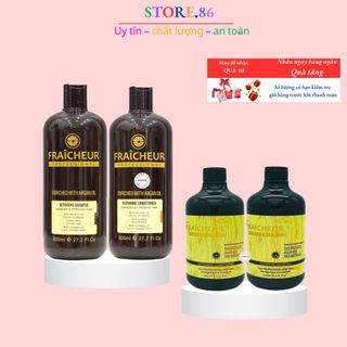 Dầu Gội Fraicheur phục hồi sâu tái tạo biểu bì tóc, ngăn rụng, ngăn gàu, kiểm soát dầu, mềm mượt
